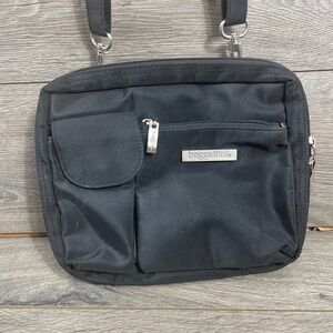Baggallini Bag Black‎ Purse Travel Bag Carrier Shoulder aa20 Pockets Lightweight